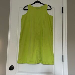 DG2 by Diane Gilman Women’s  Bright Green Sleeveless Dress Size Large